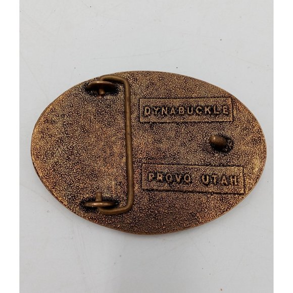 Magcobar Belt Buckle Drilling Fluids Vintage Roughneck Oilfield Oil Field Dyna U - Picture 3 of 5